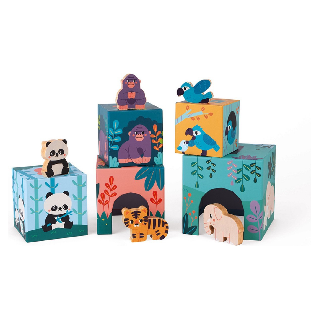 Janod - Stapeltoren met speelfiguren