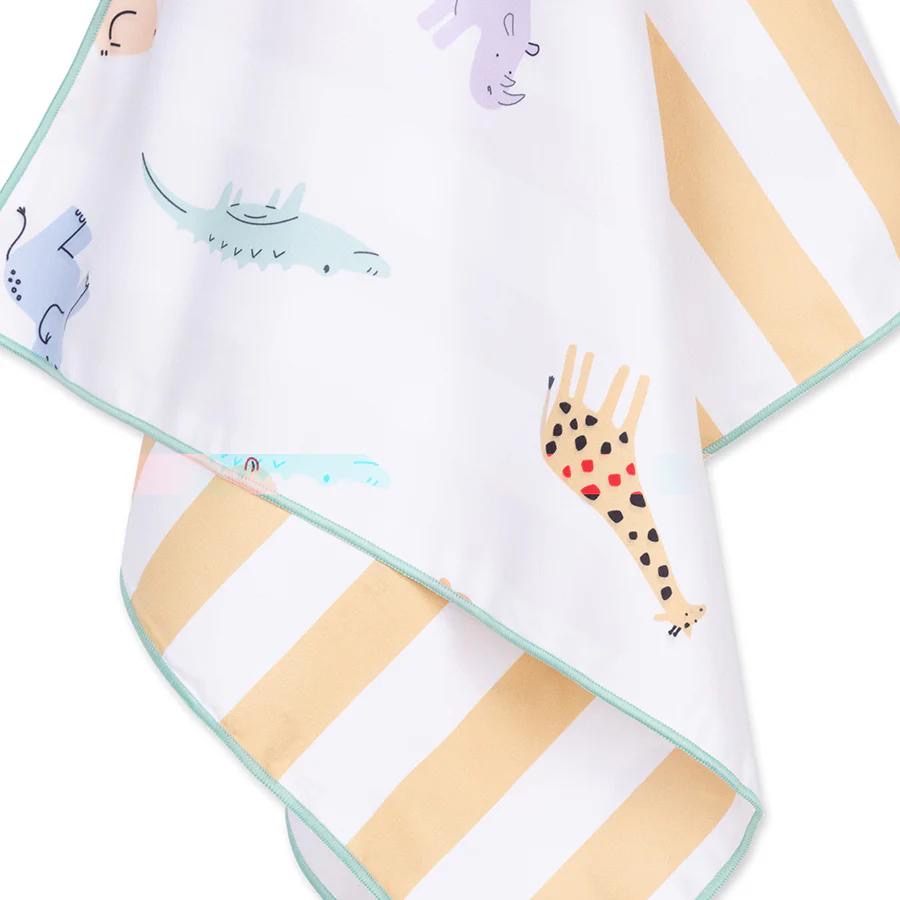 Safari | Meerkleurige Microvezel Handdoek 135 x 65 cm Swim Essentials