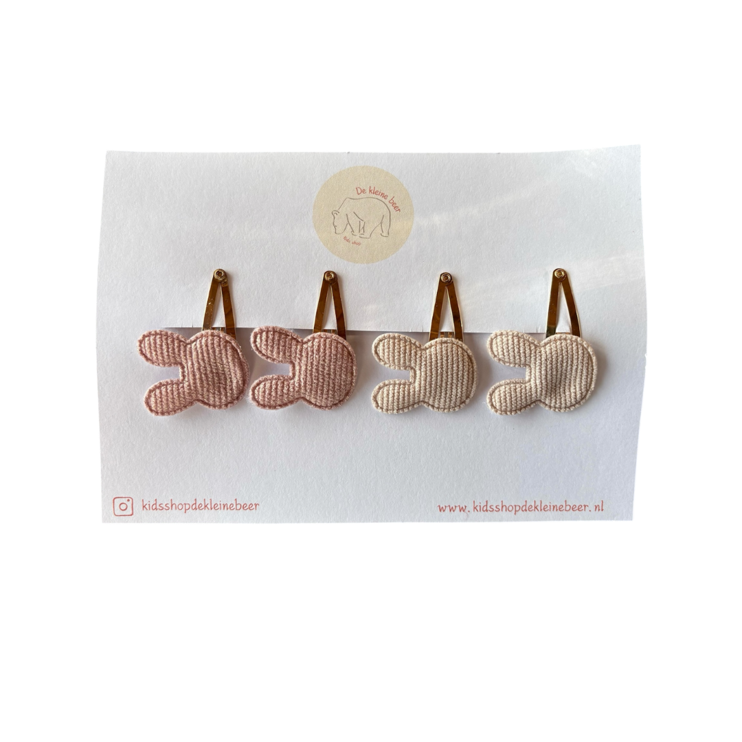 Rabbit hairclips