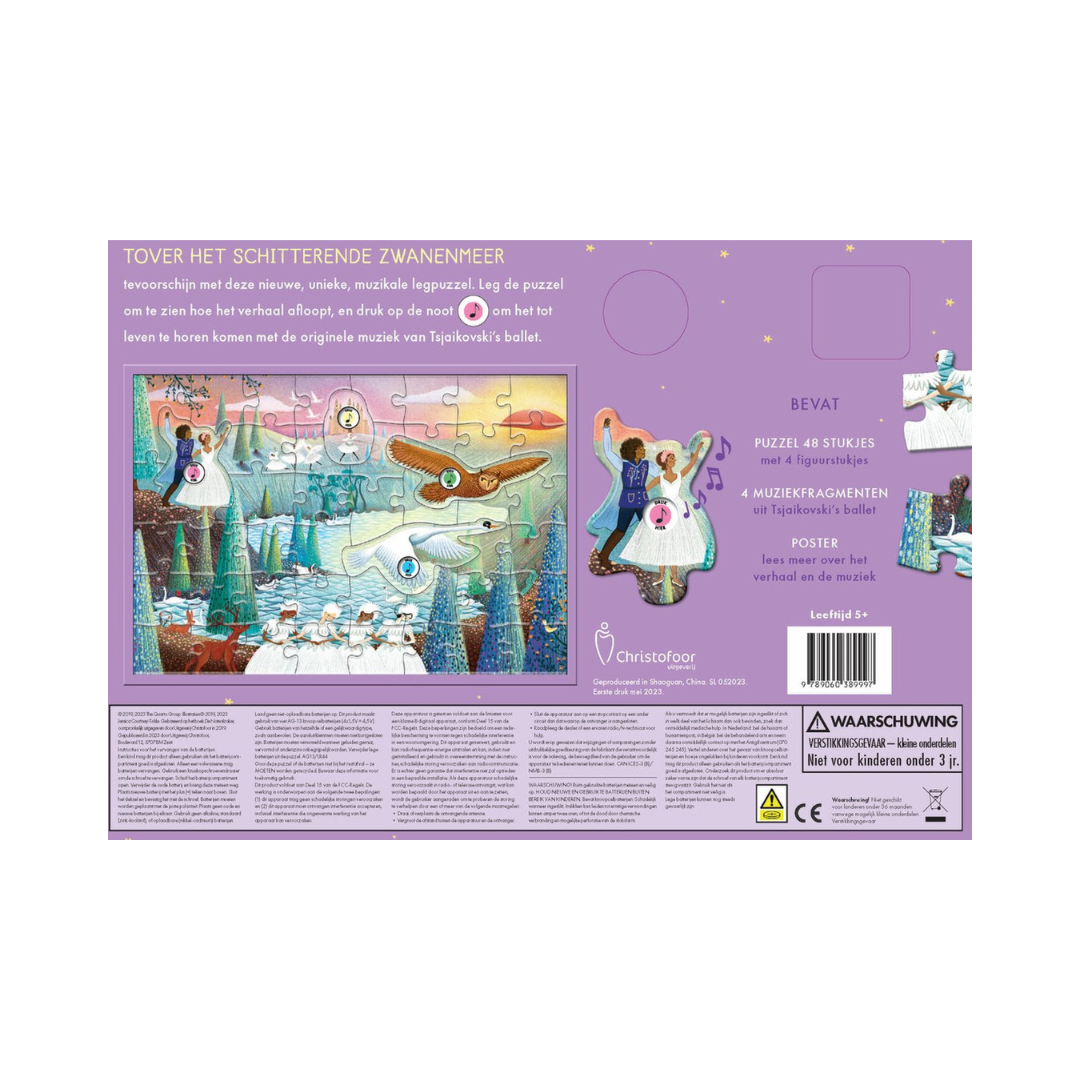 Muziekpuzzel het zwanenmeer