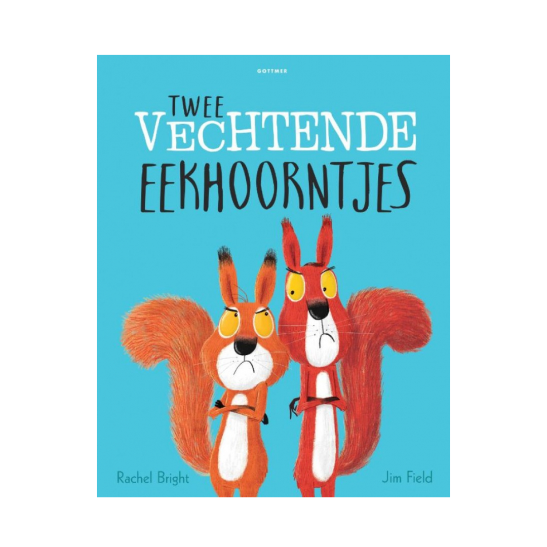 Twee vechtende eekhoorntjes