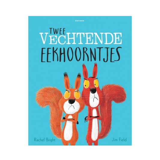 Twee vechtende eekhoorntjes