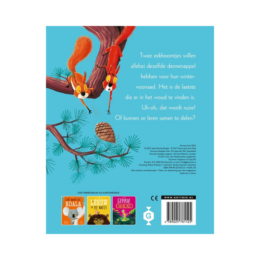 Twee vechtende eekhoorntjes