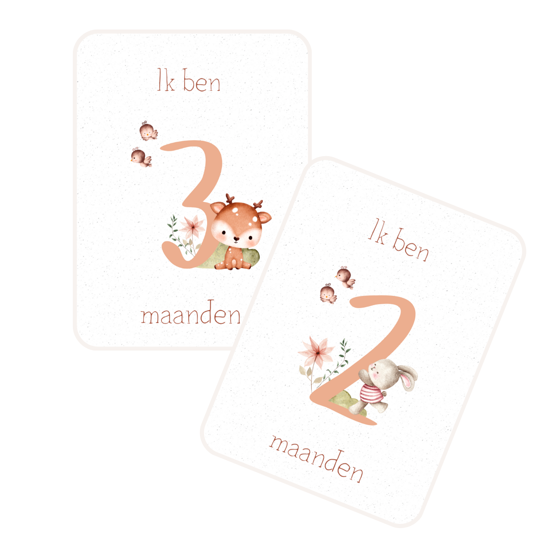 Mijlpaalkaart Jonge dieren