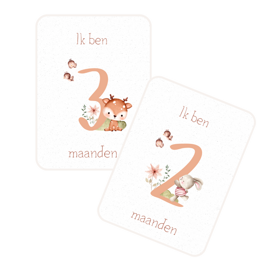 Mijlpaalkaart Jonge dieren