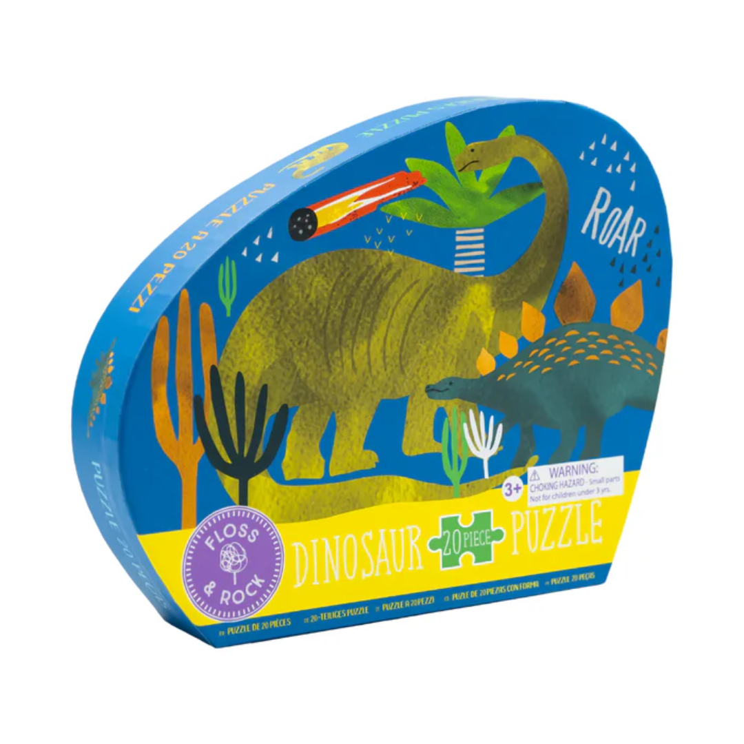Floss & Rock puzzel dino - 20 stuks