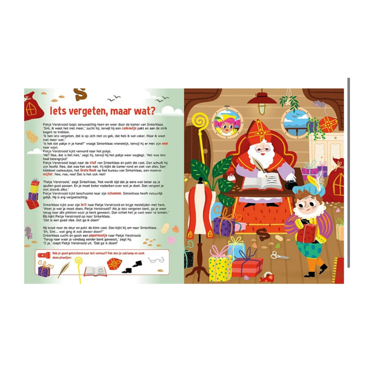 Het heerlijk avondje van Sinterklaas en Piet