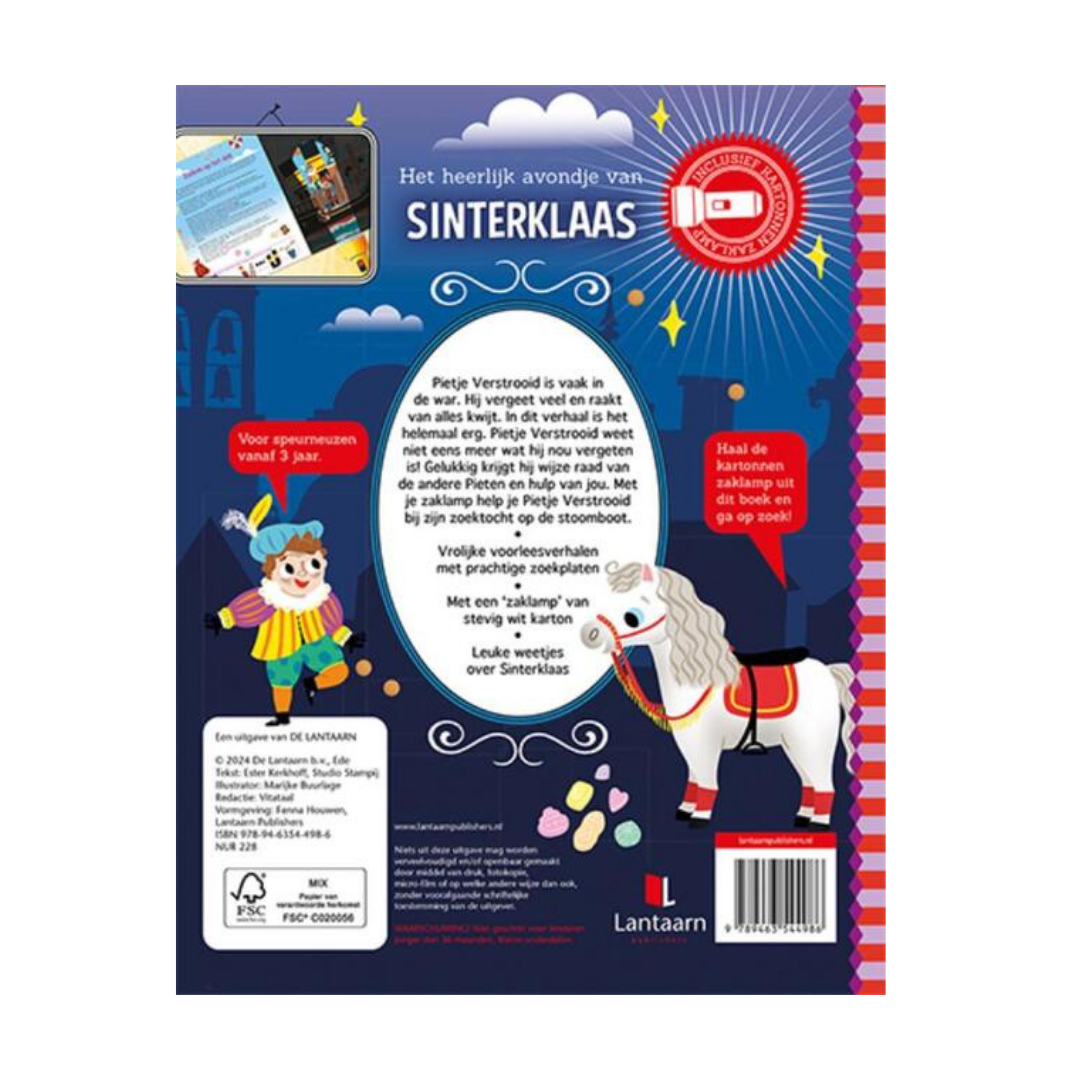 Het heerlijk avondje van Sinterklaas en Piet