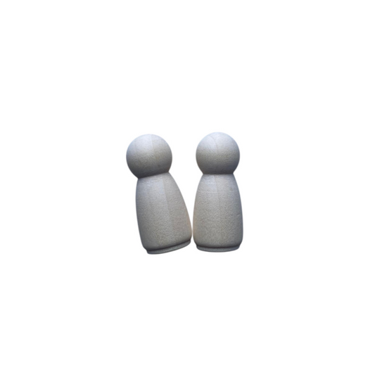 Houten mini poppetje