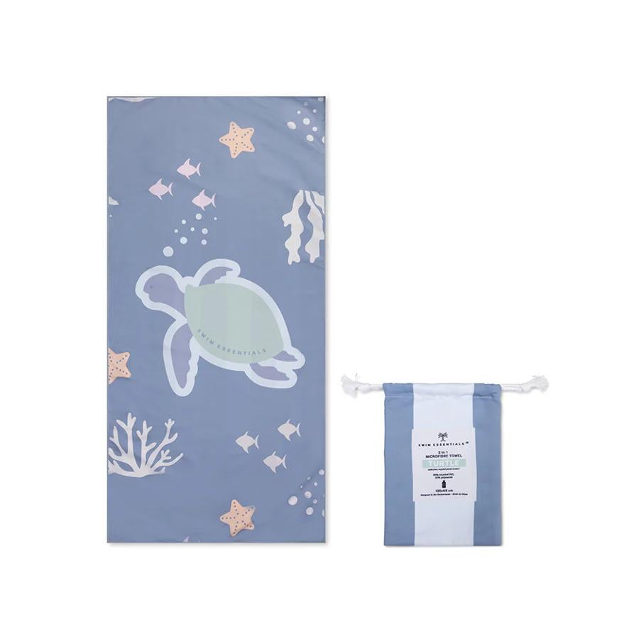 Sea Life | Meerkleurige Microvezel Handdoek 135 x 65 cm Swim Essentials