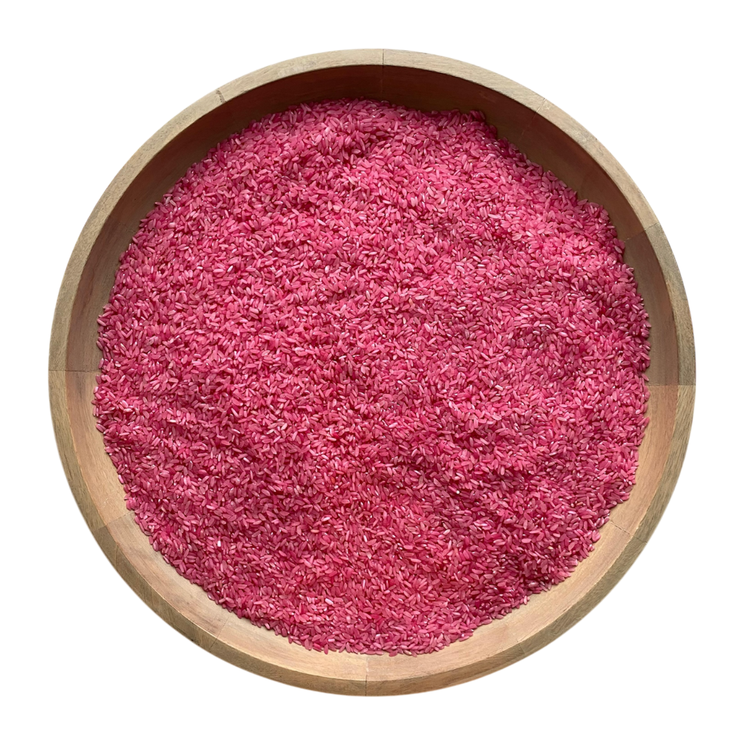 Speelrijst roze 300 gram