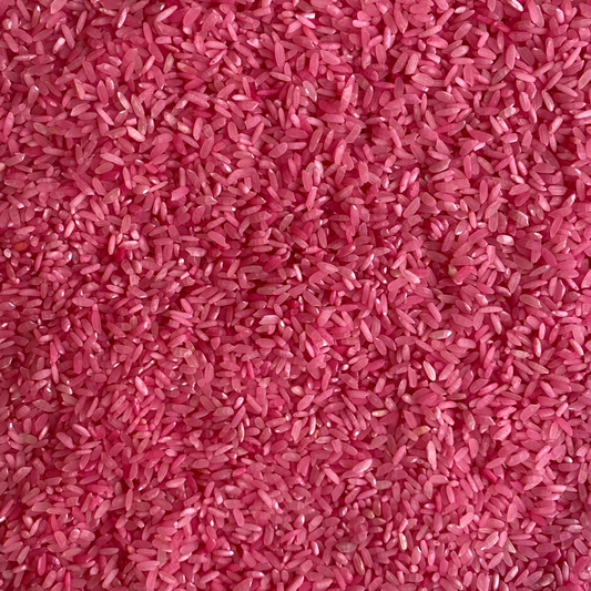Speelrijst roze 300 gram