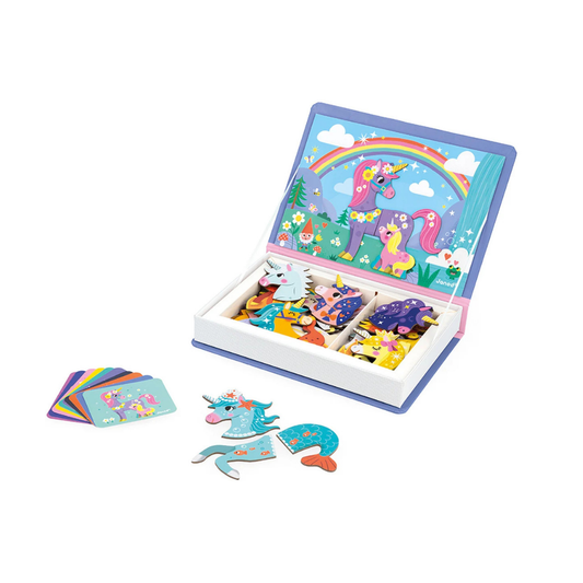 Janod - Magnetiboek Eenhoorn