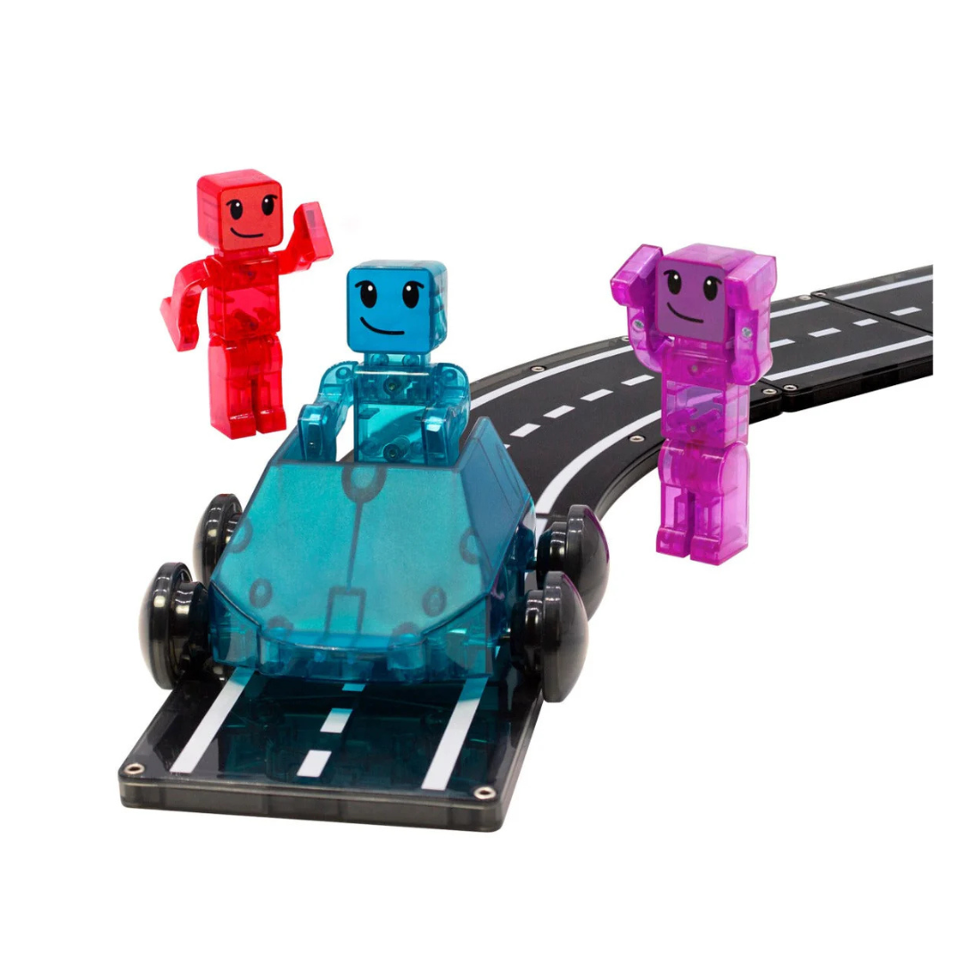 MAGNA-TILES Dashers - Voertuigen & Figuren Set (6-delig)