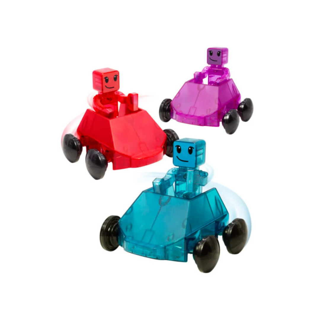 MAGNA-TILES Dashers - Voertuigen & Figuren Set (6-delig)