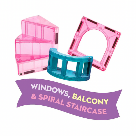 MAGNA-TILES® CASTLE microMAGS - 25 stuks