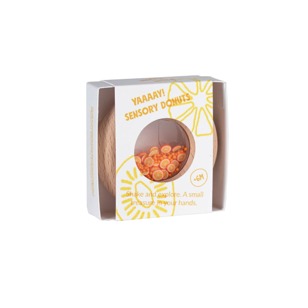Petit Boum Sensorische Donut – Sinaasappel
