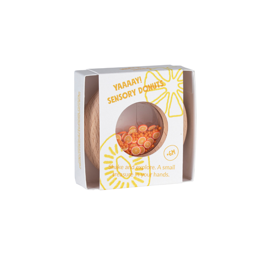 Petit Boum Sensorische Donut – Sinaasappel