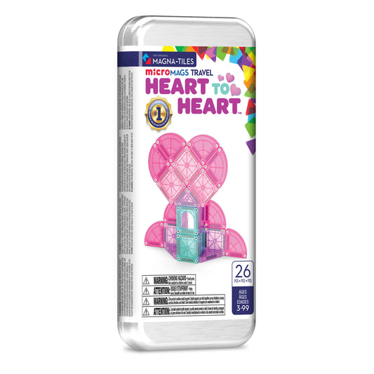 MAGNA-TILES® microMAGS Heart to Heart – 26-delige Reisset
