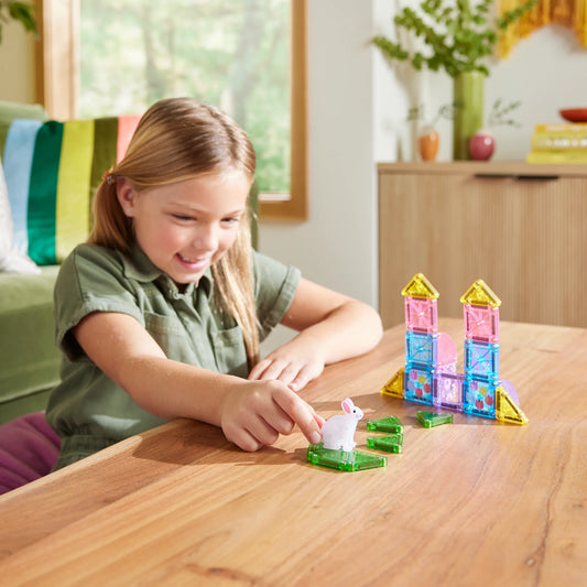 MAGNA-TILES® microMAGS Spring Garden – 24-delige Reisset