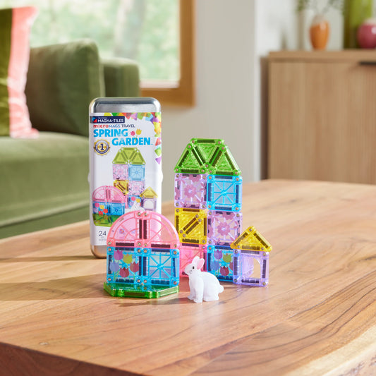 MAGNA-TILES® microMAGS Spring Garden – 24-delige Reisset