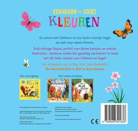 Eekhoorn en Vogel – Kleuren