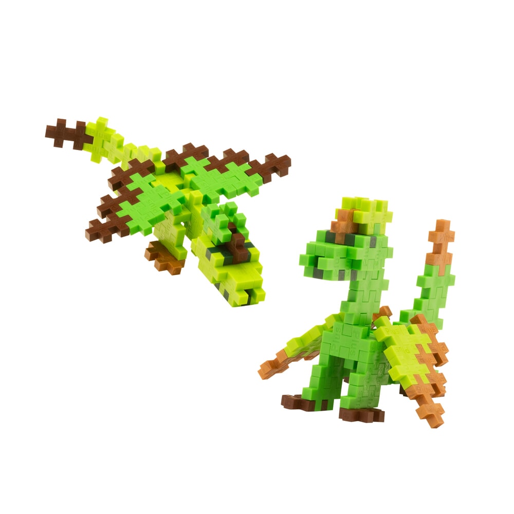 Plus-Plus Earth Dragons – 100 stuks tube