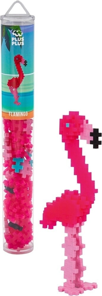 Plus-Plus Tube Flamingo – 100 stuks