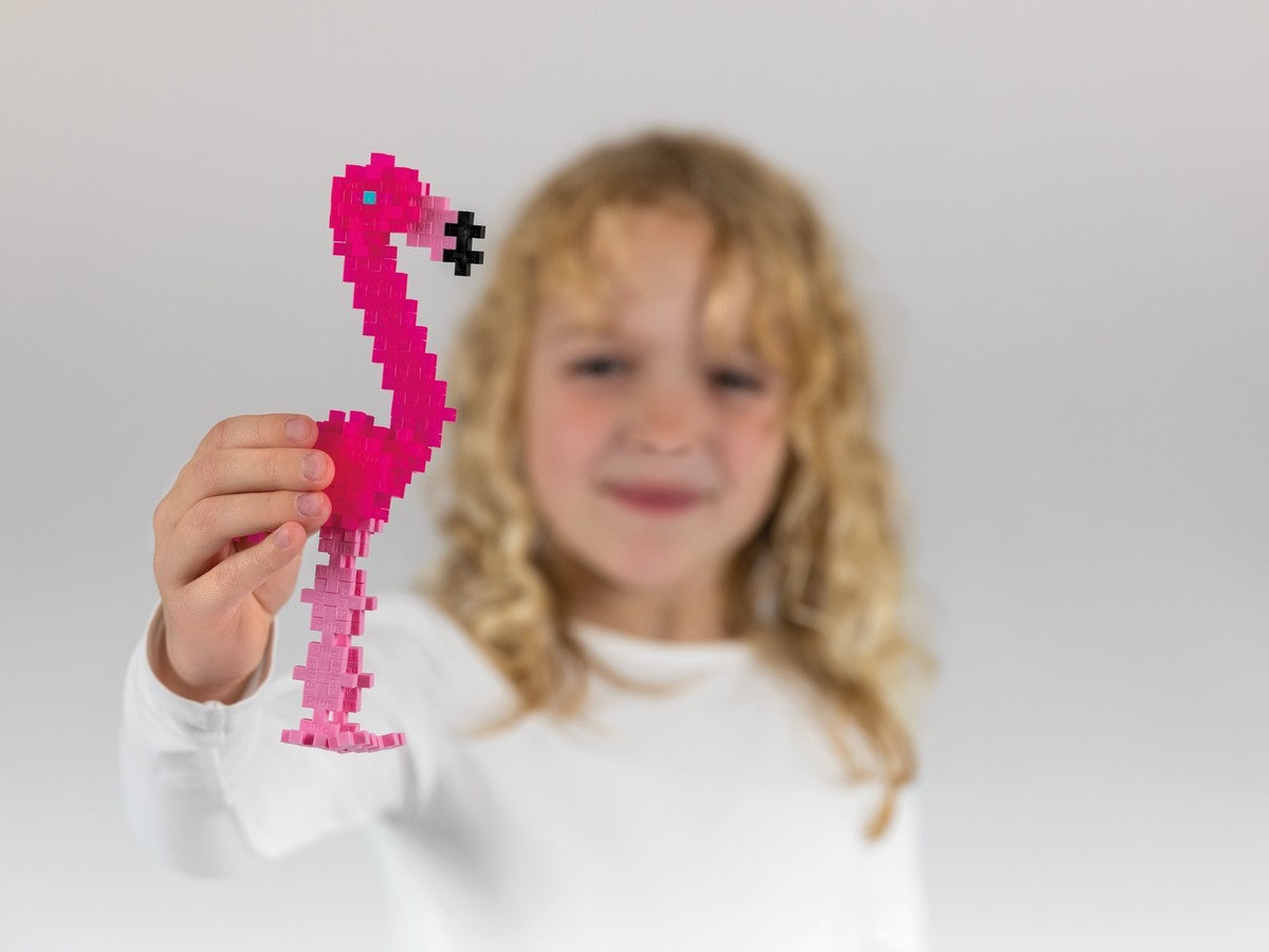 Plus-Plus Tube Flamingo – 100 stuks