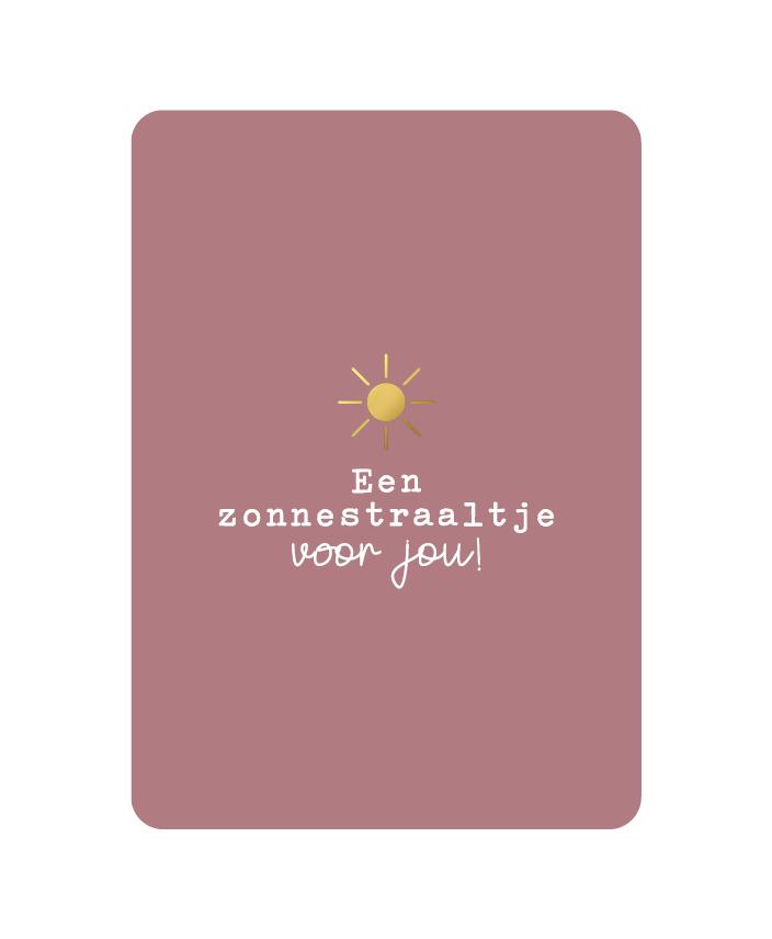 Wenskaart een zonnestraaltje voor jou!
