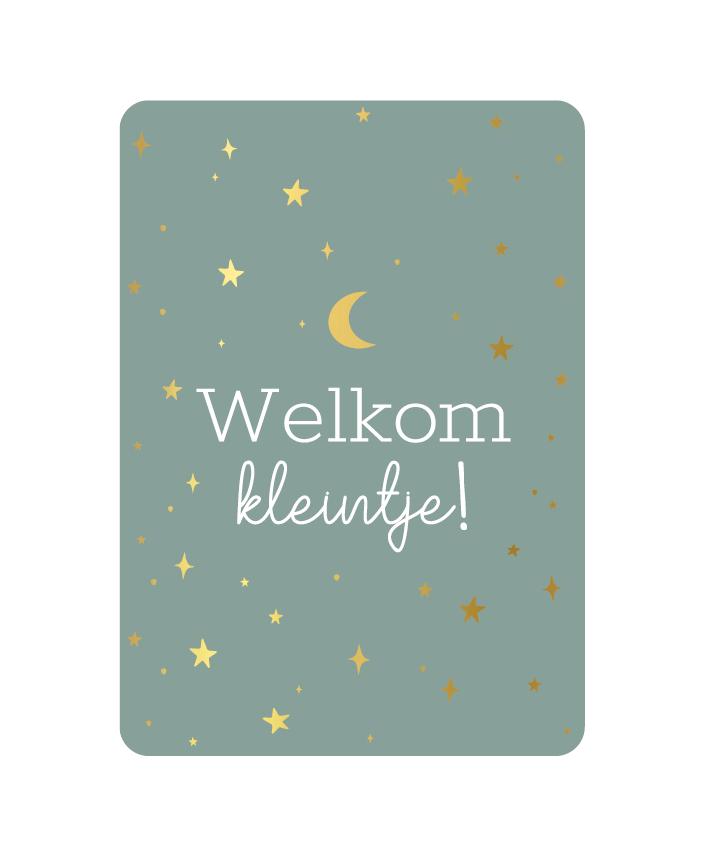 Wenskaart welkom kleintje!